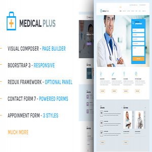 قالب وردپرس پزشکی Health Plus نسخه 1.0