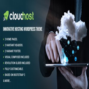 قالب وردپرس هاستینگ CLOUDHOST نسخه 1.0.7