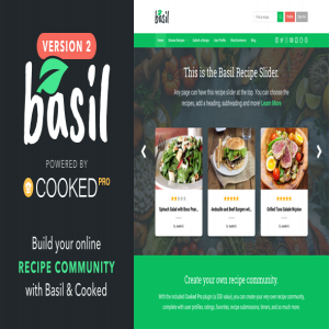 قالب وردپرس دستور غذا Basil Recipes نسخه 2.0.2