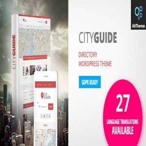 قالب وردپرس دایرکتوری City Guide نسخه 3.49