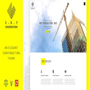 قالب وردپرس ساخت و ساز Construction نسخه 1.4