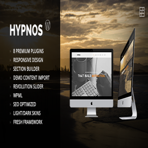 قالب تک صفحه ای و پارالاکس Hypnos نسخه 1.4.3