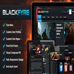 قالب وردپرس مجله بازی Blackfyre نسخه 1.4.2 راست چین