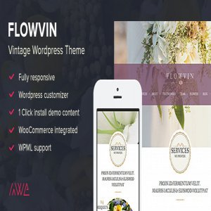 قالب وردپرس FlowVin نسخه 1.10.0