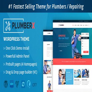 قالب وردپرس تعمیرات Plumber نسخه 2.5