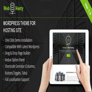 قالب وردپرس هاستینگ WebHosty نسخه 1.0.0