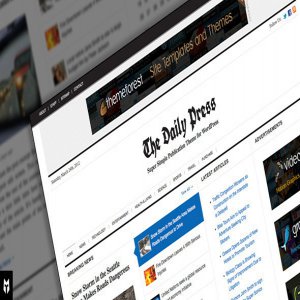 قالب خبری وردپرس The Daily Press نسخه 2.1.6