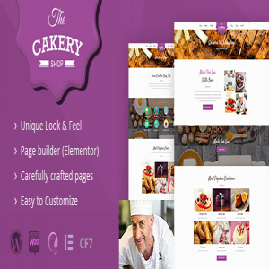 قالب وردپرس فروشگاه کیک CAKERYSHOP نسخه 2.2