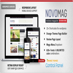 قالب وردپرس مجله Novomag نسخه 1.1.0 راست چین