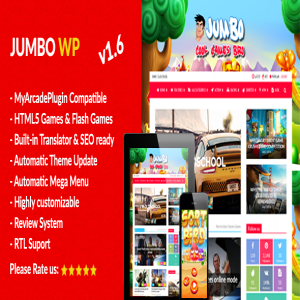 قالب وردپرس مجله بازی Jumbo نسخه 1.6 راست چین