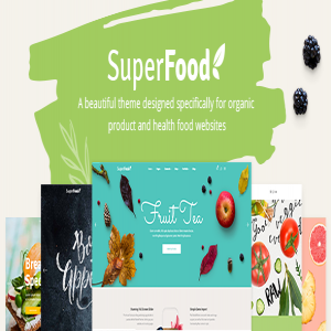 قالب وردپرس غذای اورگانیک SUPERFOOD نسخه 1.3.1