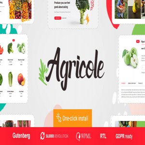 قالب وردپرس Agricole نسخه 1.0.1