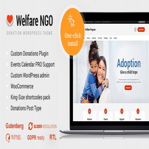 قالب وردپرس Welfare NGO نسخه 1.1.8