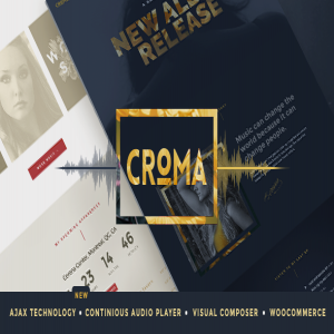 قالب وردپرس موزیک Croma نسخه 3.4.9