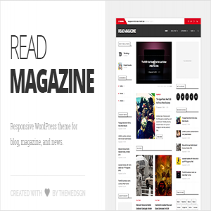 قالب خبری و وبلاگی وردپرس ReadMagazine نسخه 1.0