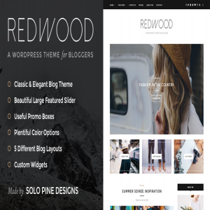 قالب وبلاگی وردپرس Redwood نسخه 1.6