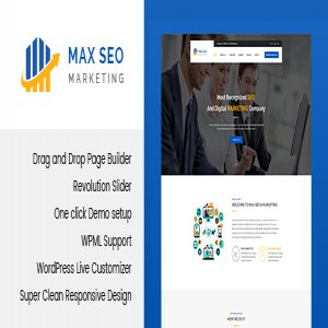 قالب وردپرس سئو و بازاریابی Max Seo نسخه 1.0