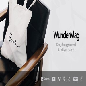 قالب وبلاگی و مجله وردپرس WUNDERMAG نسخه 2.6.2