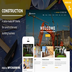 قالب وردپرس ساختمانی Construction نسخه 2.0.1