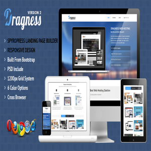 قالب وردپرس Dragness - Premium WordPress Landing Page نسخه 3.2