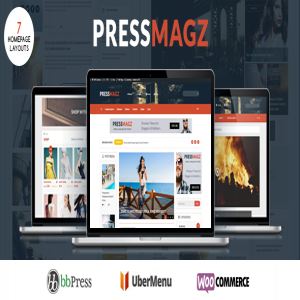 قالب وردپرس PresssMagz نسخه 1.0.1