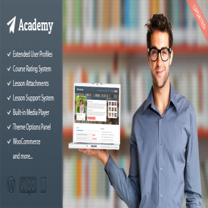 قالب وردپرس آموزشی Academy نسخه 2.17
