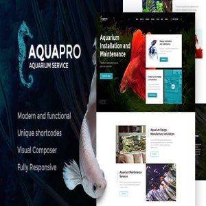 قالب وردپرس فروش آکواریوم AquaPro نسخه 1.0