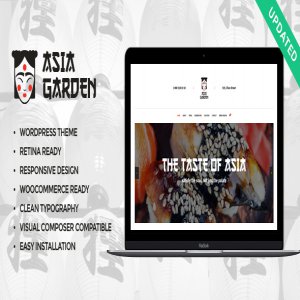 قالب وردپرس Asia Garden نسخه 1.1.1