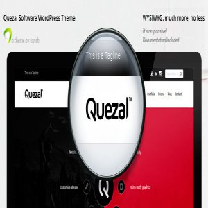 قالب وردپرس Quezal Software نسخه 2.6.0