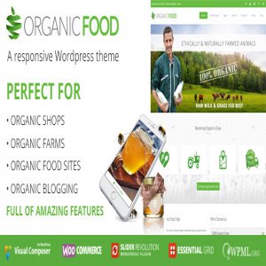 قالب وردپرس Organic Food نسخه 1.4.4