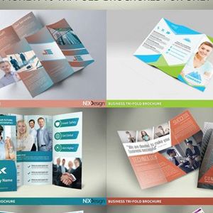 دانلود ۱۰ عدد بروشور به صورت لایه باز تجاری سه لت - CM 10 Tri Fold Brochures Bundle
