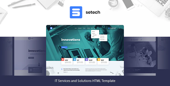 دانلود قالب سایت Setech – قالب IT و تکنولوژی HTML