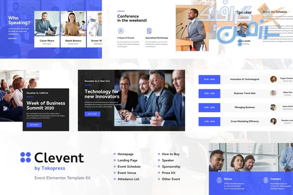 دانلود قالب المنتور Clevent – پوسته مدیریت رویداد وردپرس