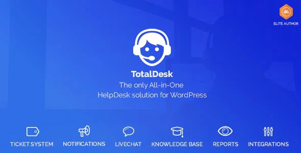 دانلود افزونه وردپرس TotalDesk – افزونه جامع پشتیبانی زنده و ارسال تیکت وردپرس