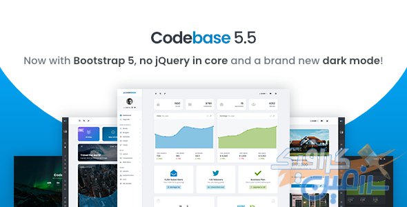 دانلود قالب داشبورد Codebase v5.9 - قالب HTML مدیریت حرفه ای با Laravel 11