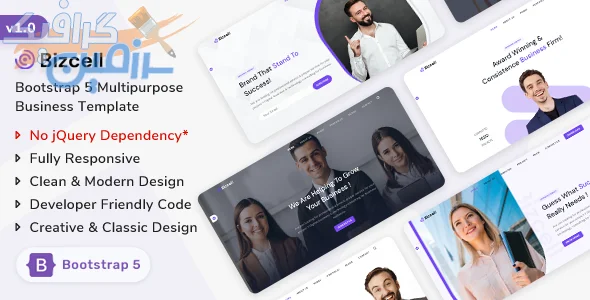 دانلود قالب Bizcell - Bootstrap 5 Business Template: الگوی HTML5 چندمنظوره برای کسب‌وکارها