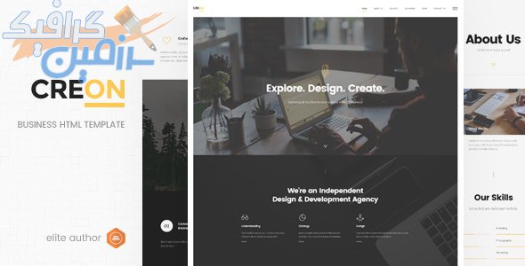 دانلود قالب سایت Creon – قالب کسب و کار و شرکتی HTML
