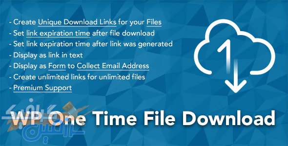 دانلود افزونه وردپرس WP One Time File Download – مدیریت دانلود وردپرس
