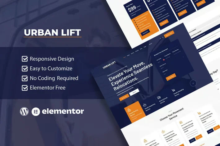 دانلود قالب خدمات حمل و نقل وردپرس UrbanLift