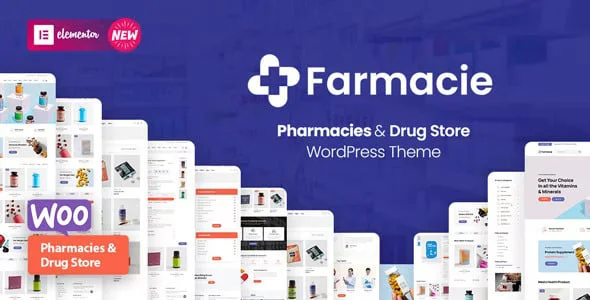 دانلود قالب داروخانه آنلاین و تجهیزات پزشکی وردپرس Farmacie