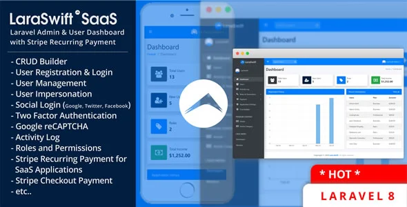 دانلود اسکریپت LaraSwift SaaS – پنل مدیریت و کاربری لاراول
