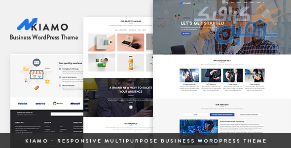 دانلود پوسته وردپرس تجاری Kiamo v1.3.5 - قالب خدمات کسب و کار واکنشگرا