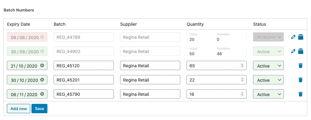 دانلود افزونه ووکامرس WooCommerce Product Batch Numbers