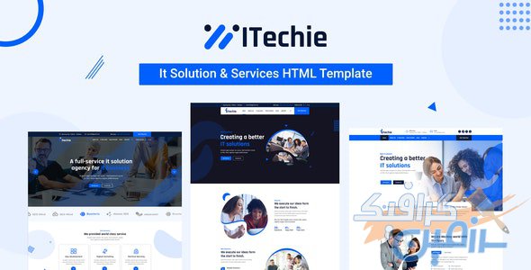 دانلود قالب سایت Itechie – قالب خدمات و فناوری اطلاعات HTML