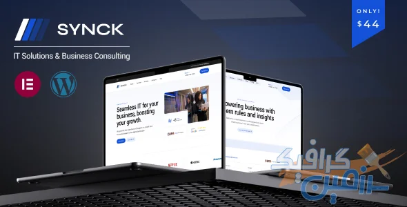 دانلود قالب وردپرس Synck v3.0.1 - Business & IT Solutions برای کسب و کار و فناوری اطلاعات