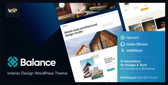 دانلود قالب طراحی داخلی وردپرس Balance