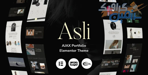دانلود Asli v1.8.5 - پوسته نمونه کار AJAX المنتور وردپرس