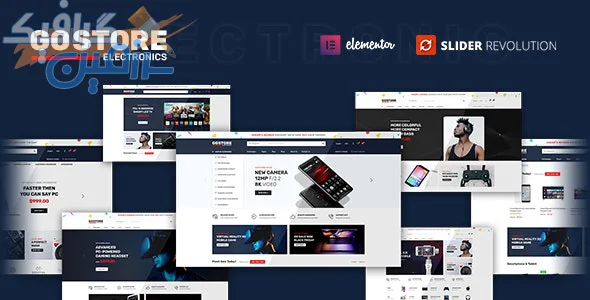 دانلود قالب وردپرس GoStore v1.4.2 - پوسته چندمنظوره فروشگاهی ووکامرس با المنتور و قابلیت راست به چپ