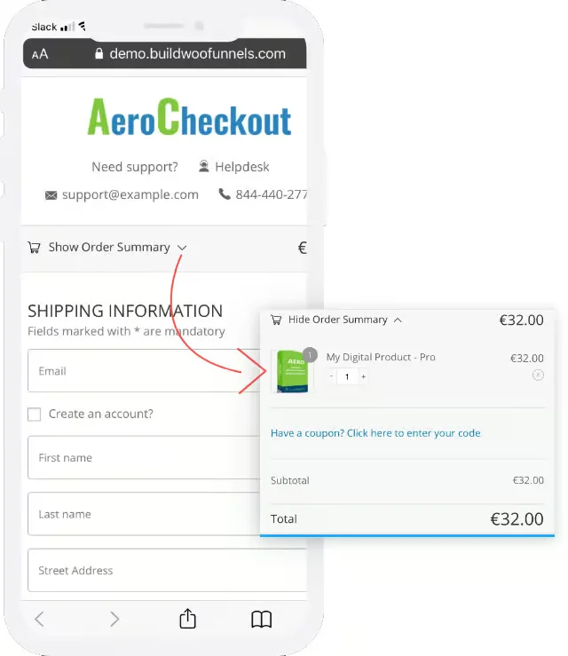 دانلود افزونه ووکامرس AeroCheckout