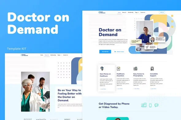 دانلود قالب المنتور Doctor on Demand – پوسته مشاوره پزشکی وردپرس